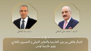 وزيرا الخارجية المصرى والتونسي يبحثان العلاقات الثنائية والتطورات الاقليمية
