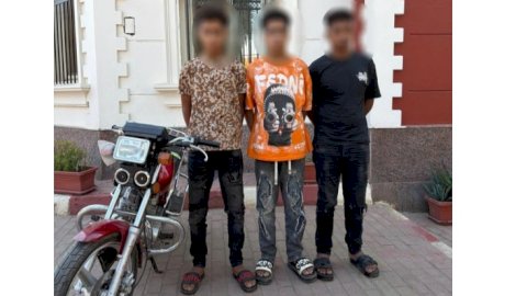 كشف ملابسات فيديو قيام 3 عمال يستقلون دراجة التحرش بالفتيات بالقليوبية