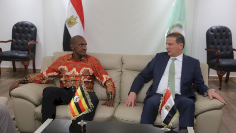 وزير الزراعة يستقبل نظيره الأوغندي لبحث التعاون في القطاعات الزراعية والحيوانية والسمكية