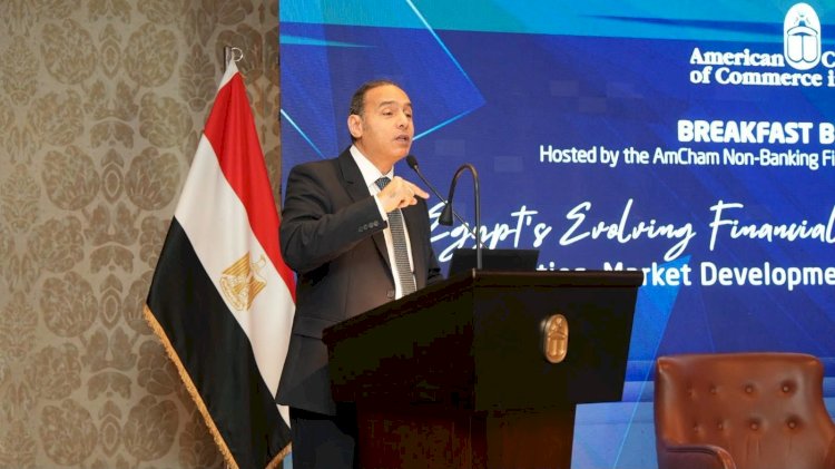 د. إسلام عزام يستعرض رؤية الرقابة المالية لتطوير الأسواق في لقاء مع غرفة التجارة الأمريكية