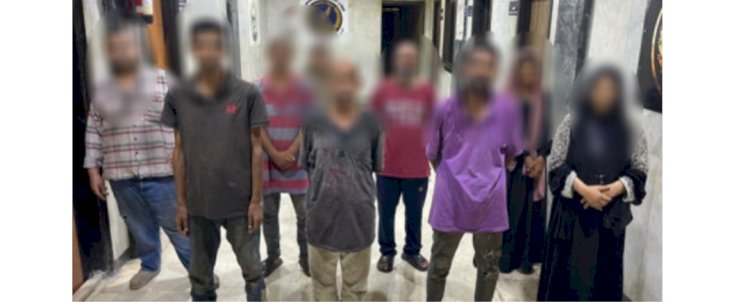 ضبط ٩ رجال وسيدات لقيامهم استغلال الاحداث في التسول