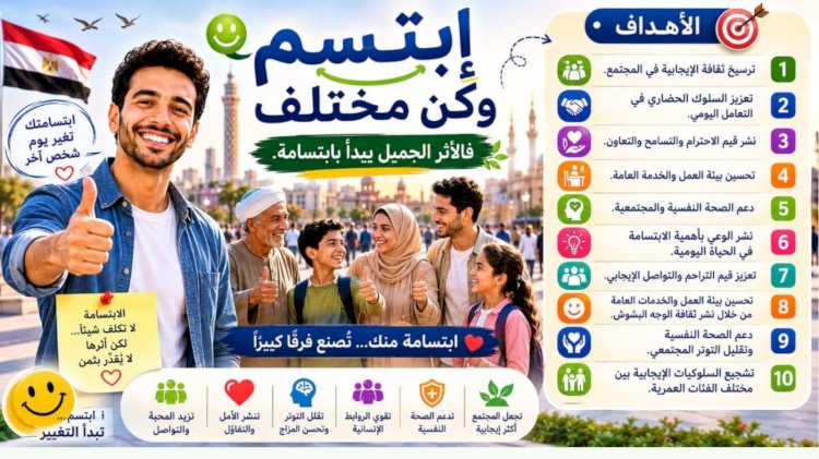 التنمية المحلية تطلق حملة " ابتسم .. وكن مختلف " بسوهاج