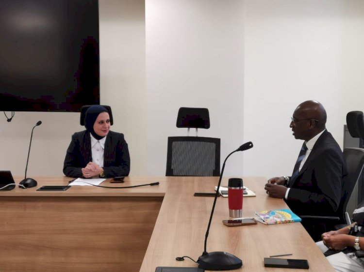نائب وزير الخارجية تستقبل وفد البنك الأفريقي للتنمية