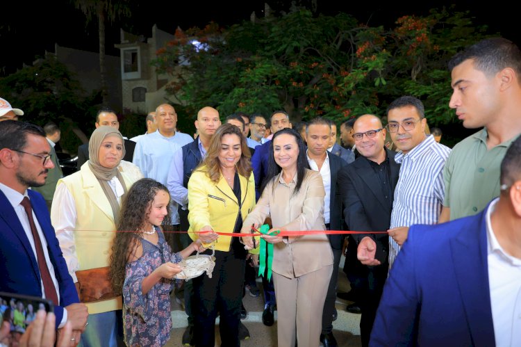 وزيرة التضامن تفتتح  فعاليات معرض " ديارنا للحرف اليدوية والتراثية" بالساحل الشمالي