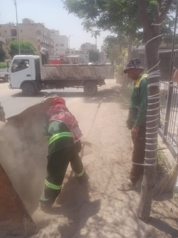 نشاط مكثف للهيئة العامة للنظافة والتجميل بالجيزة