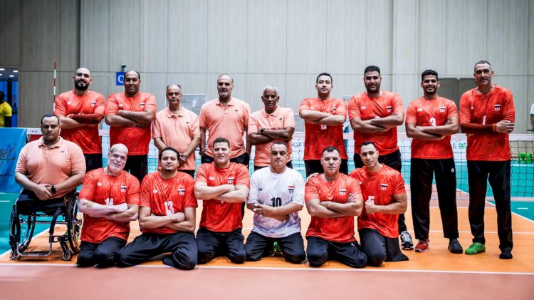 منتخب مصر البارالمبى يفوز على نظيره الأمريكي ببطولة العالم بالصين للكرة الطائرة