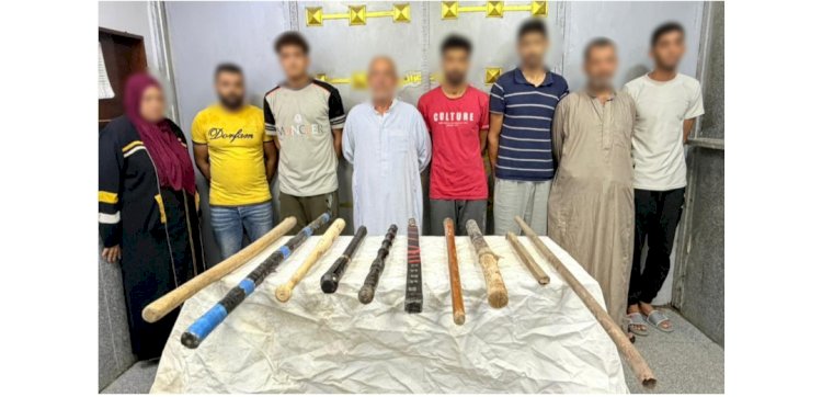 ضبط طرفى مشاجرة فيديو العصا الخشبية بالمنوفية