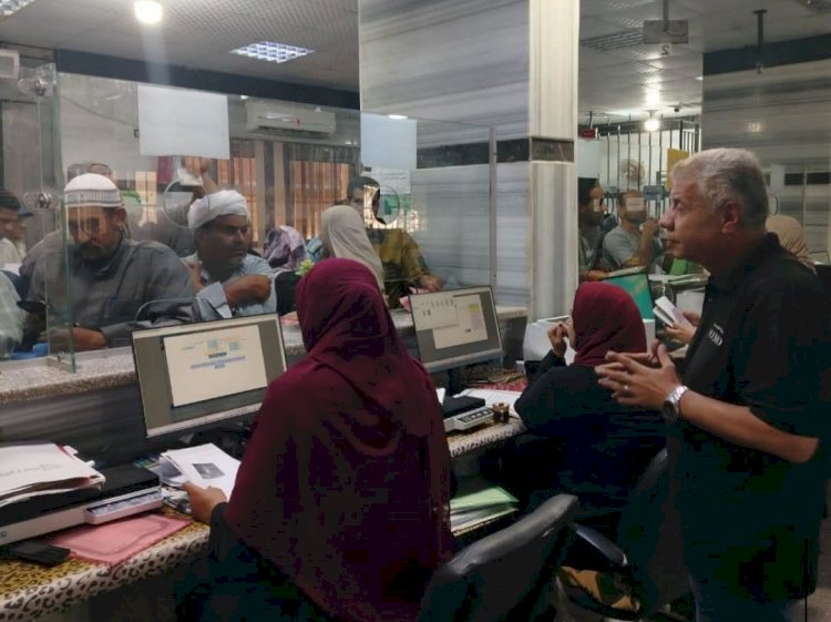 رئيس مركز ومدينة فاقوس يتابع سير العمل بملف التصالح بالمركز التكنولوجي
