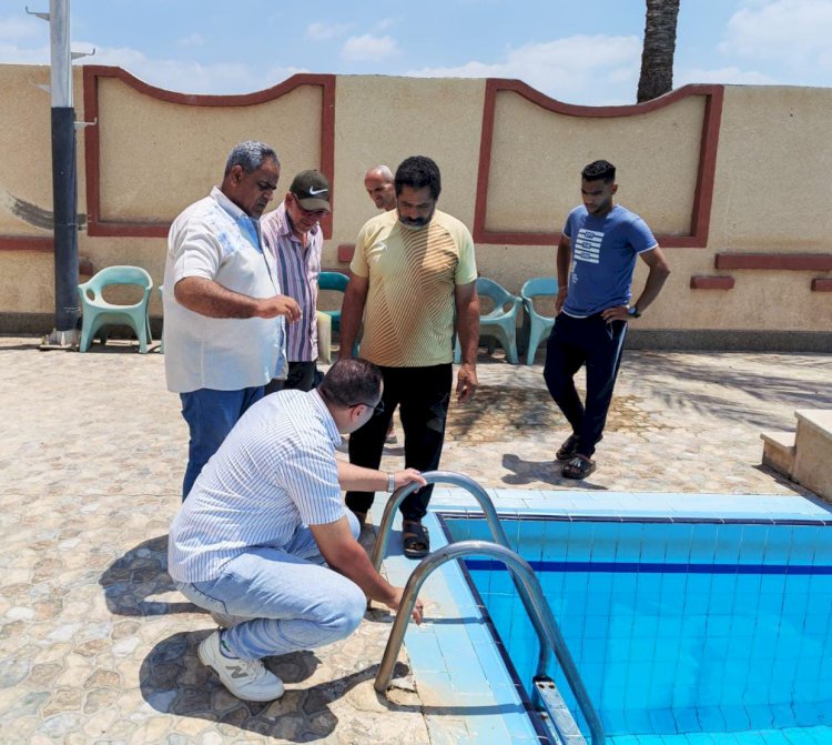 كفر الشيخ :حمام سباحة نادي الحامول يعود للعمل بكامل طاقته
