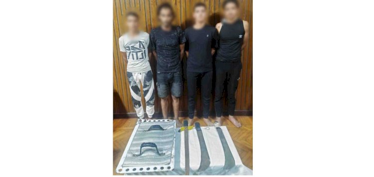ضبط المتهمين بالتعدي بالضرب بالاسلحة علي جزار بالاسكندرية