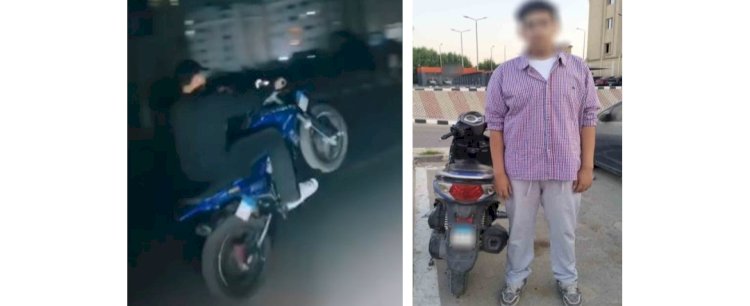 نكشف فيديو قيام قائد دراجة بآداء حركات إستعراضية بعدد من الشوارع بالقاهرة