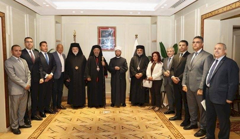 وزير الأوقاف يستقبل بطريرك الأقباط الكاثوليك وقيادات هيئة أوقاف الكنيسة الكاثوليكية