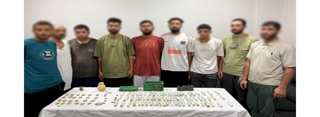 ضبط تشكيل عصابي لقيامه بالتنقيب عن الاثار وبحوزته قطع اثرية بالقليوبية
