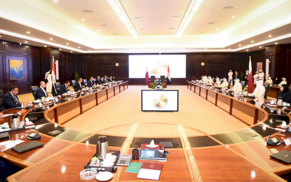 انعقاد الدورة السابعة للجنة العليا المصرية القطرية المشتركة بالعلمين