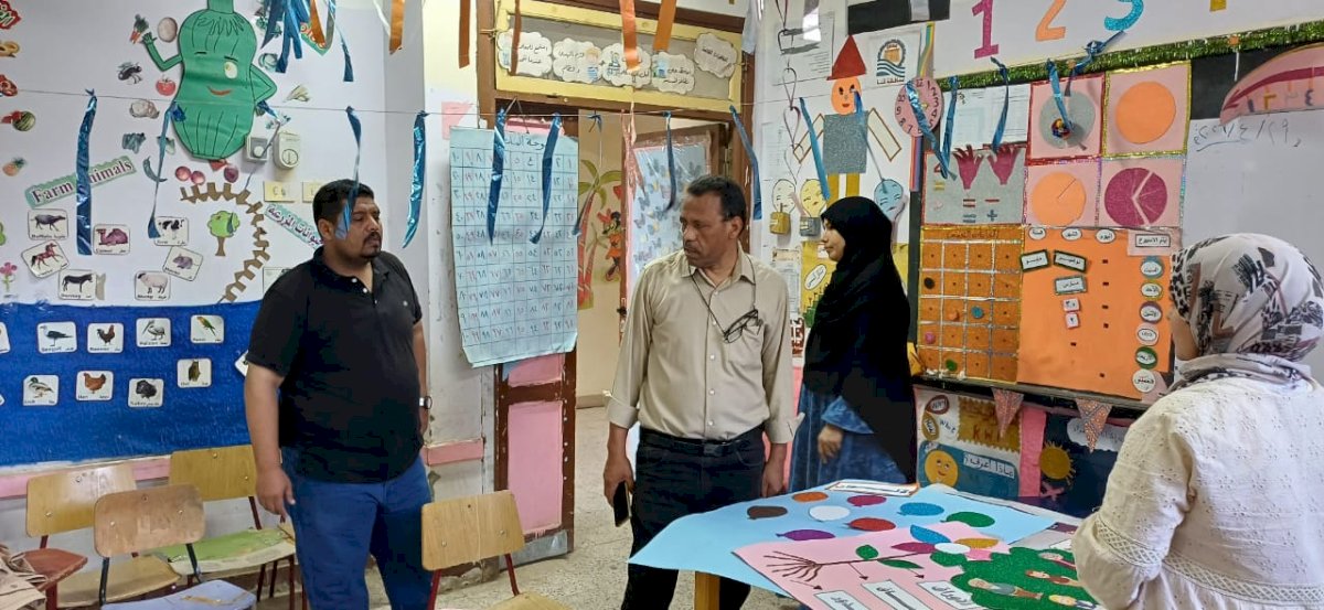 قبل انطلاق الدراسة.. عبدالواحد يتابع جاهزية مدارس أبوتشت ميدانيًا