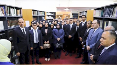 مجلس الدولة يستقبل وفدًا من طلاب كلية الحقوق بجامعة قنا