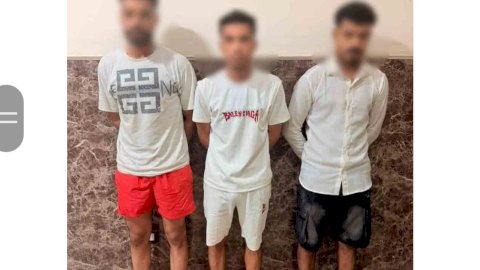 نكشف فيديو قيام ثلاثة عاملين بإشعال ألعاب نارية أعلى محطة مياه بالقليوبية