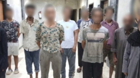 ضبط (8 رجال وسيدتين) لاستغلالهم الاحداث في التسول بالجيزة
