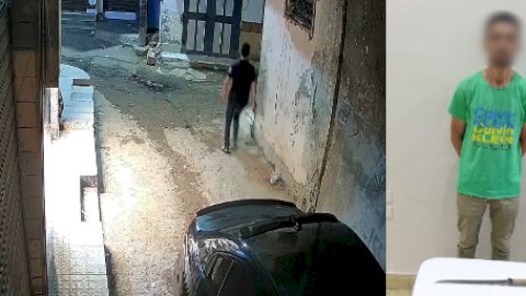 ضبط عاطل لقيامه بالتعدي علي ابن عمه بمطواه لخلافات مالية بالبحيرة