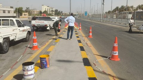 الجيزة ترفع كفاءة محيط المتحف المصري الكبير ومدخل الأهرامات