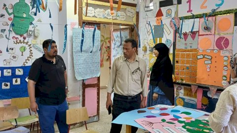 قبل انطلاق الدراسة.. عبدالواحد يتابع جاهزية مدارس أبوتشت ميدانيًا