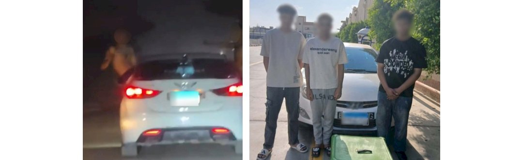 التحفظ على سيارة الحركات الاستعراضية بالغربية