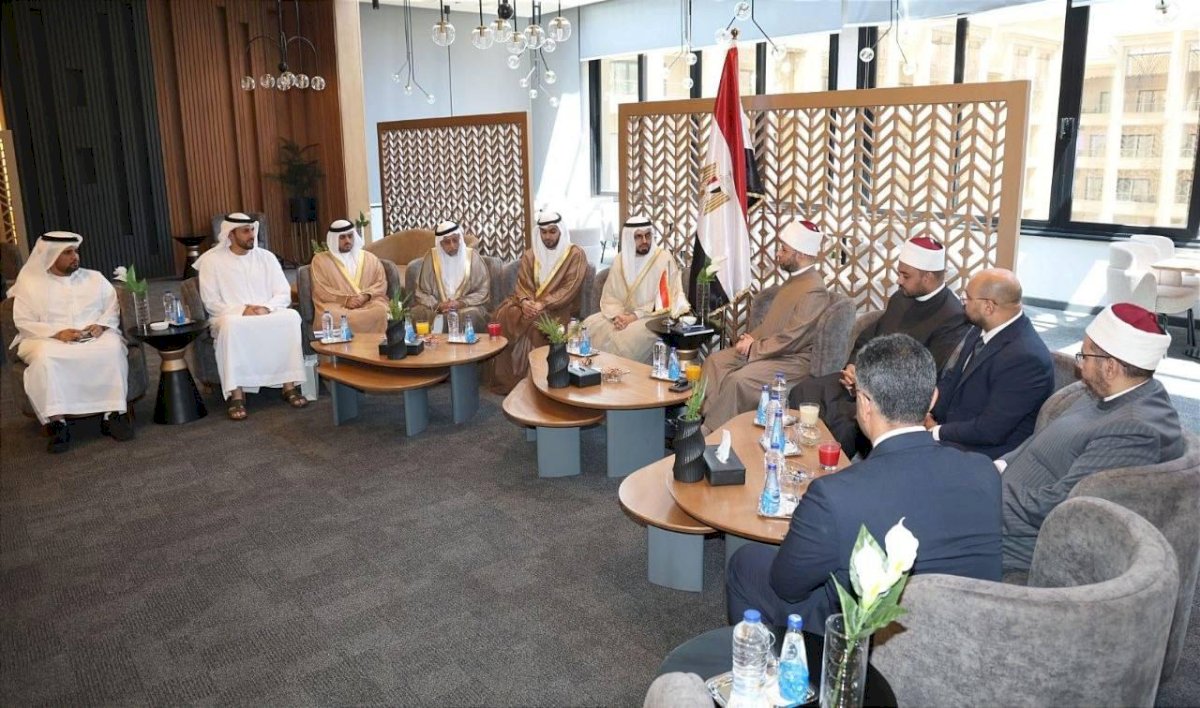 على هامش مؤتمر الإفتاء.. الازهري يستقبل رئيس الهيئة العامة للشئون الإسلامية بالإمارات