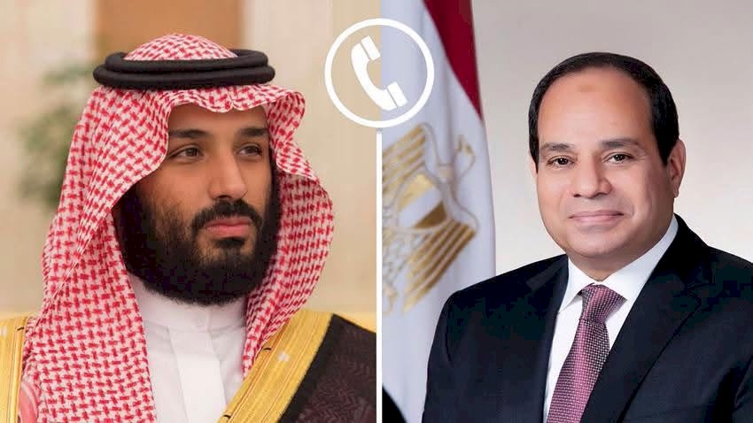 السيسي وولي العهد يبحثان العلاقات الثنائية والقضايا الإقليمية