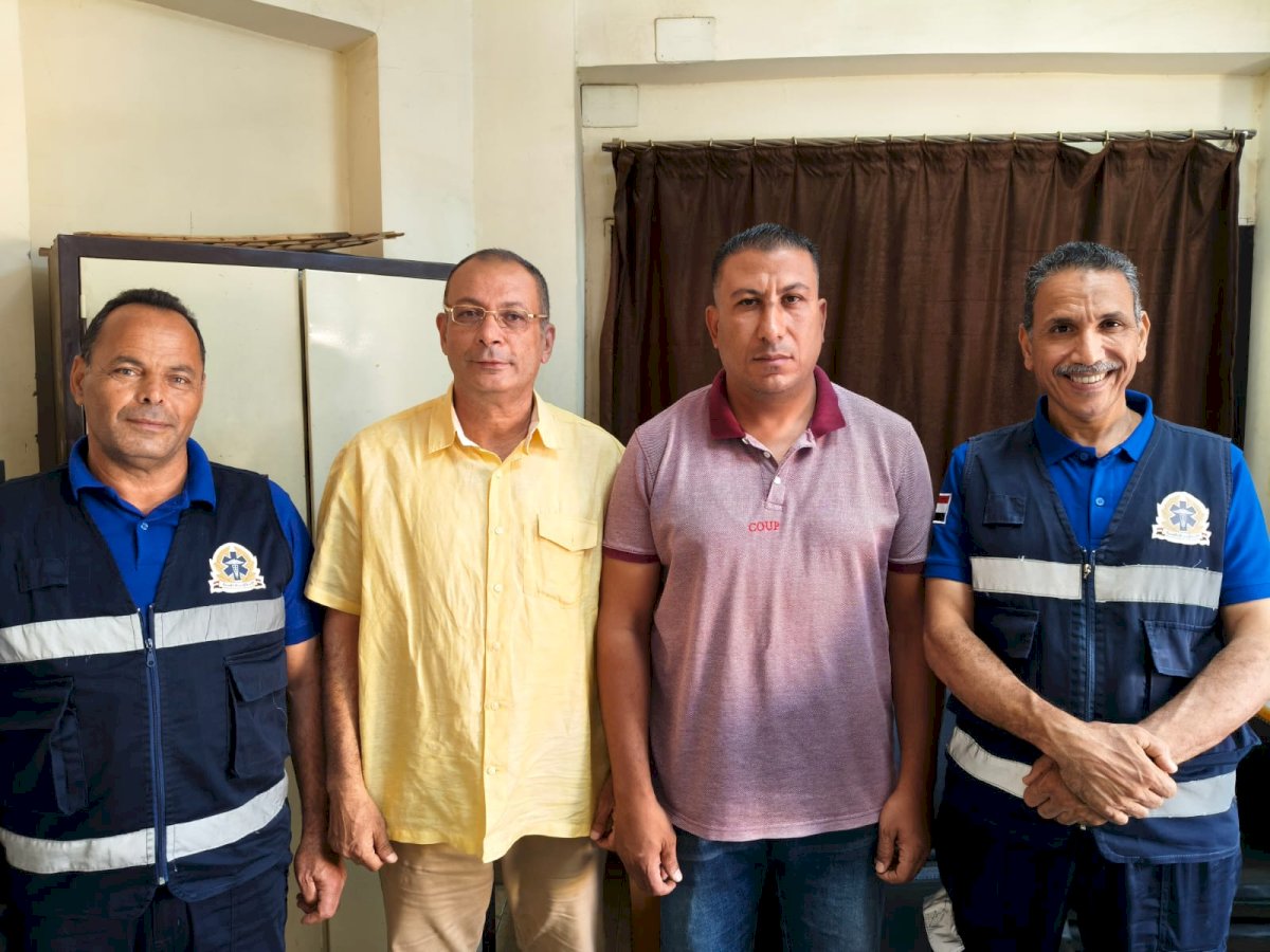 منبر التحرير تلتقي أبطال مرفق إسعاف بني سويف بعد تكريم وزير الصحة لهم