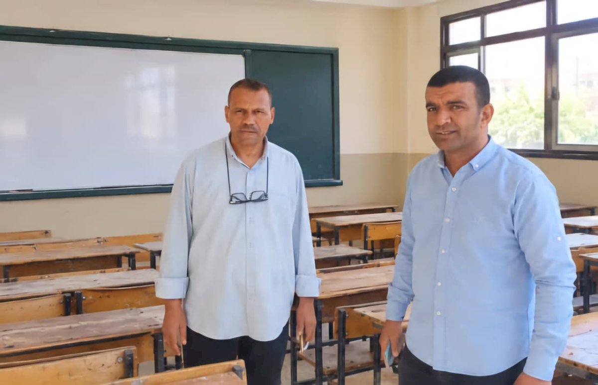 قبل ساعات من انطلاق الدراسة.. عبدالواحد يراجع جاهزية مدارس أبوتشت ميدانيًا