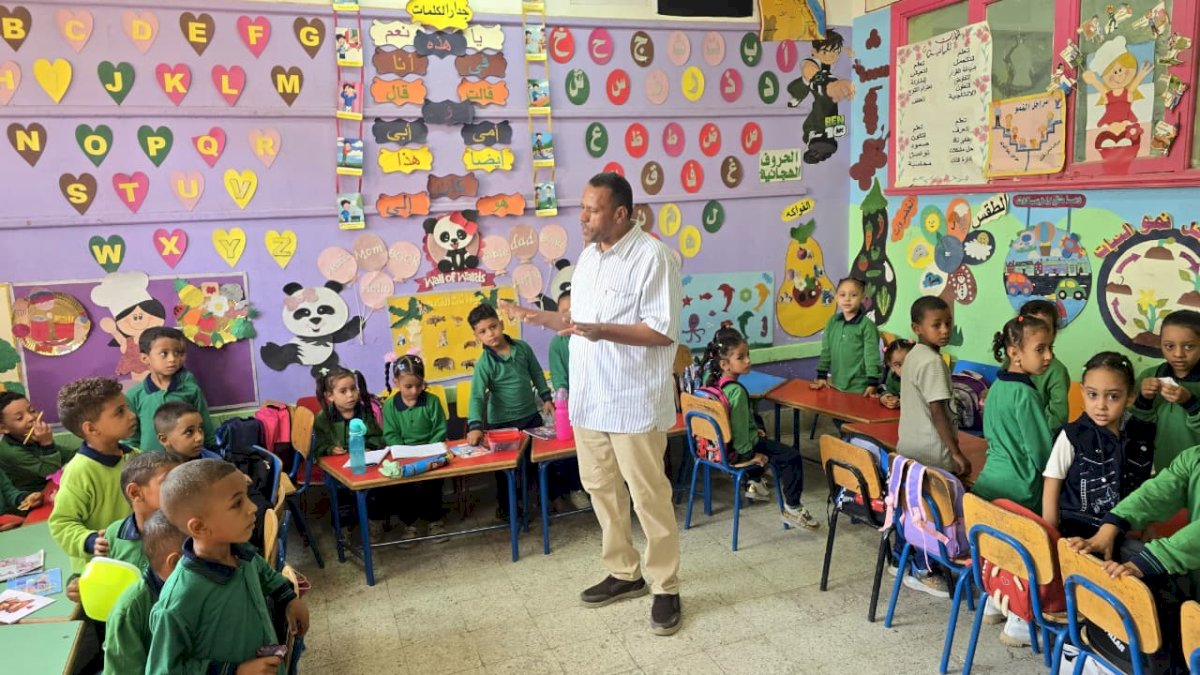 فى رابع ايام الدراسة...عبدالواحد يتفقد مدارس سمهود بأبو تشت