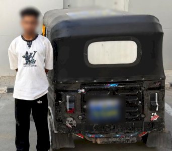 التحفظ علي توك توك  فيديو الحركات الاستعراضية  بالقاهرة