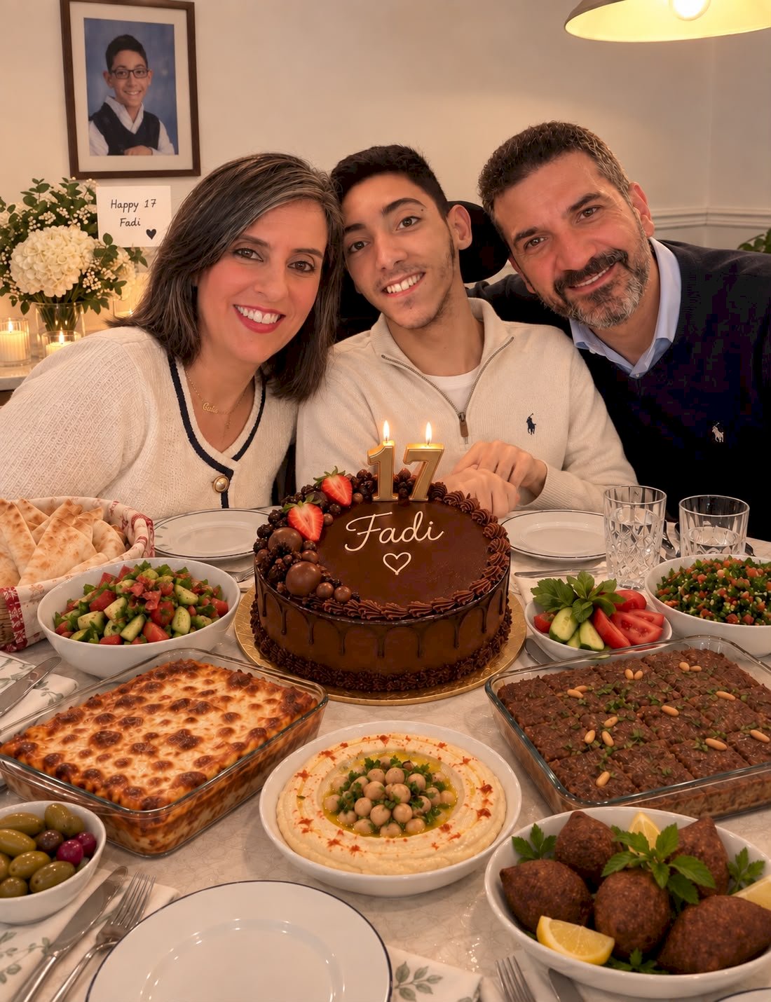 مليار تهنئة قلبية بعيد ميلاد فادي وسيم حسونة