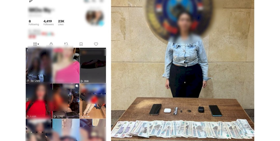 ننشر اسباب القبض علي صانعة محتوى بالقاهرة