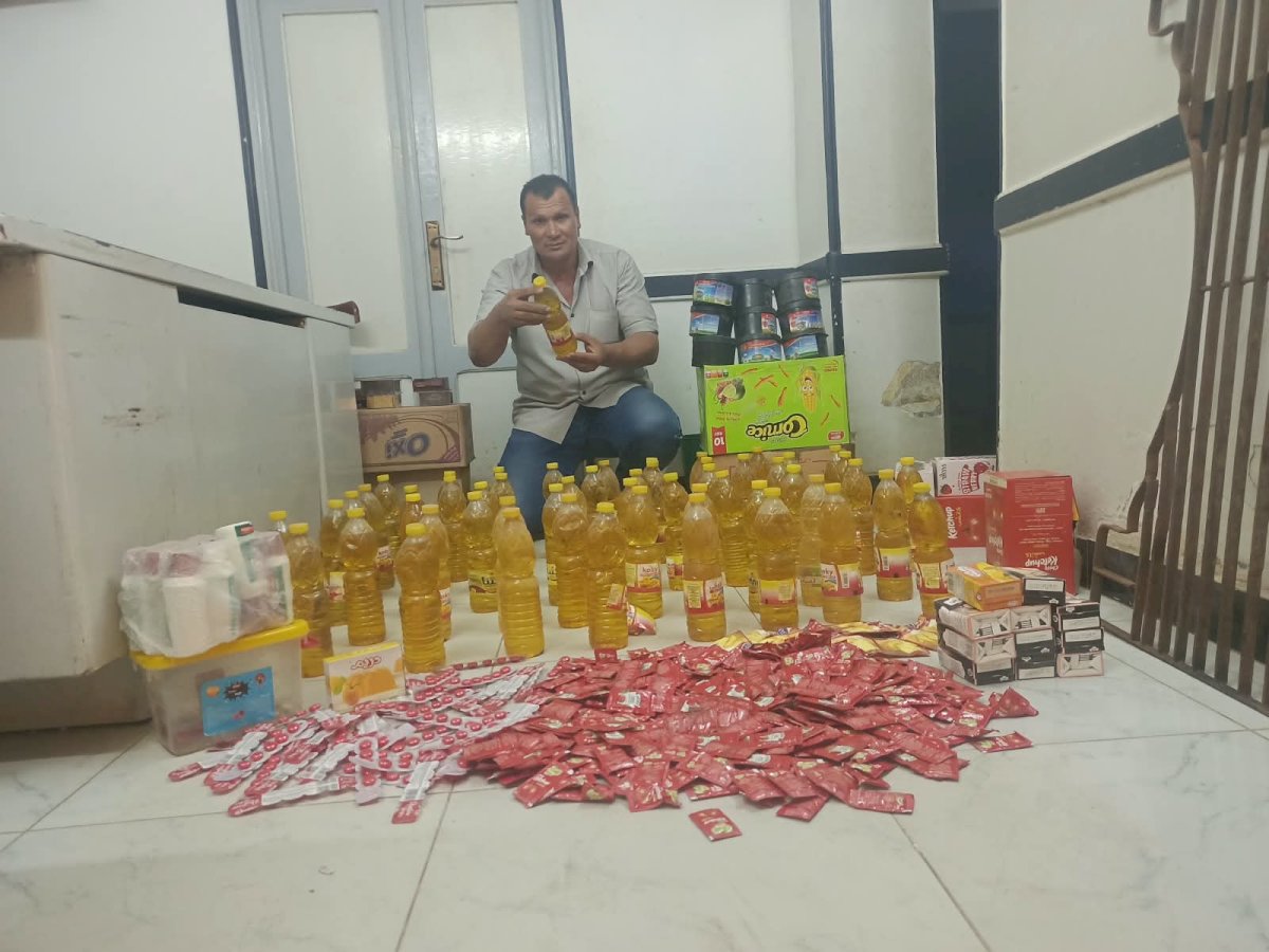 تموين كفرالشيخ ضبط سلع غذائية غير صالحة للاستهلاك الآدمى