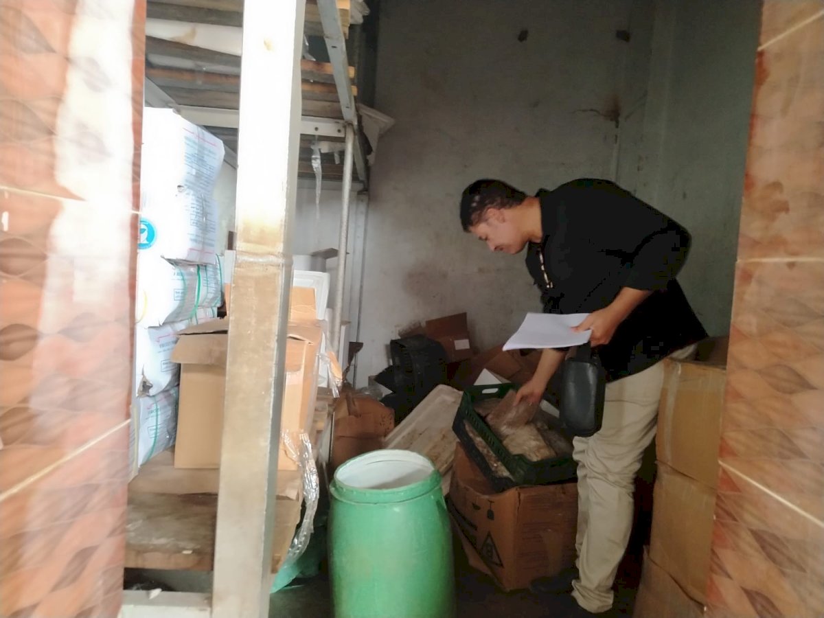حملة تموينية مكبرة ببندر كفر الشيخ تضبط ملح واسماك بدون بيانات