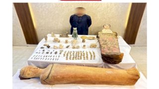 ضبط 151 قطعة أثار بحوزة عاطل بالمنيا