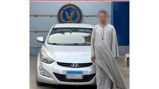 نكشف منشور قيام قائد سيارة ملاكى بتركيب لوحات إصطناعية ببنى سويف