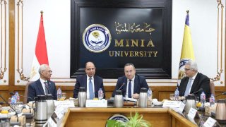 وزير التعليم العالي يترأس اجتماع المجلس الأعلى للجامعات بجامعة المنيا