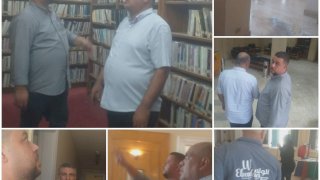 قطاع المسرح يتابع أعمال النظافة  والتطهير  بكافة قاعات مكتبة القاهرة الكبرى