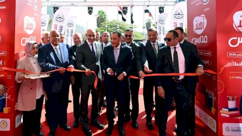رئيس الوزراء يفتتح معرض أهلا مدارس بالقاهرة