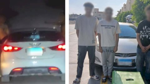 التحفظ على سيارة الحركات الاستعراضية بالغربية