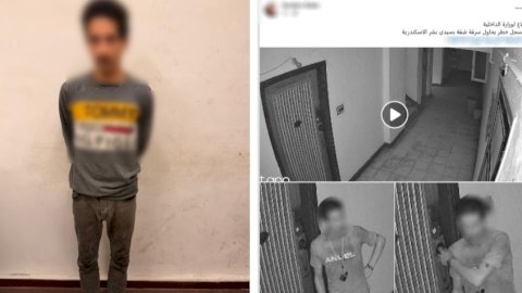 ضبط عاطل لشروعه في سرقة شقة مواطن بالاسكندرية