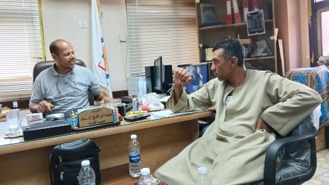 النائب أحمد الدربي في ضيافة تعليم فرشوط.. وحوار جاد حول قضايا التعليم