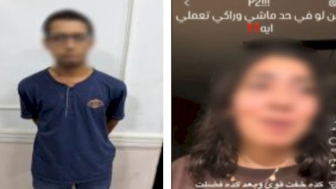 نكشف فيديو تتبع عامل لطالبة والسير خلفها بالقاهرة