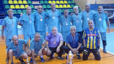 فوز تجميل الجيزة بالمركز الثالث للكرة الخماسي ببطولة الجمهورية للشركات