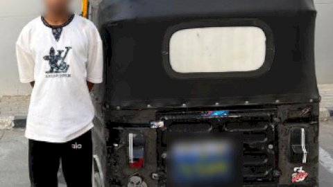 التحفظ علي توك توك  فيديو الحركات الاستعراضية  بالقاهرة