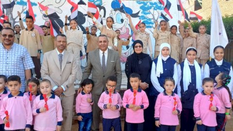 أحمد عبدالمحسن يتابع انتظام الدراسة  بمدارس أبوتشت