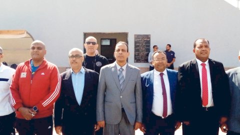 جامعة أسوان تستقبل الطلاب بتحية العلم والأنشطة الرياضية
