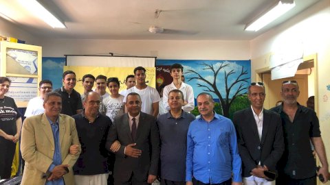 مدرسة الشهيد خيرت القاضى الثانوية   تكرم المحالين للتقاعد